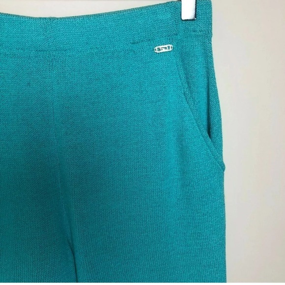 NEW ST JOHN SPORT Santana Pant Sz S Turquoise - Picture 1 of 7